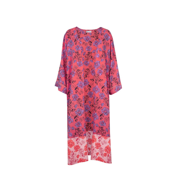 Jessica Simpson Womens Kimono with Lace Insert Multicolor Size S/M NWT - Picture 1 of 7